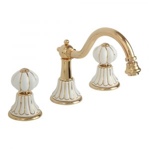 Batteria bidet, ceramica, click-clack, Olivia