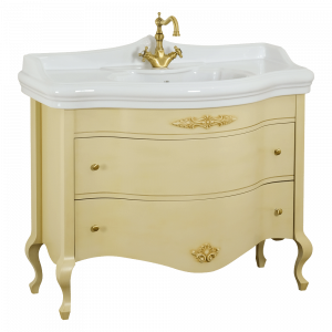 Base per lavabo, lavabo consolle per mobile, L110 cm, Impero